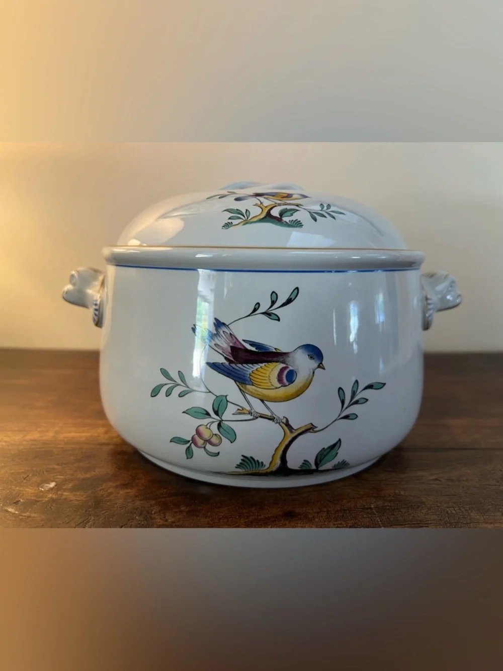 Spode Queensbird Covered Tureen Imperial Cookware Bird Motif Lidded Serving Dish